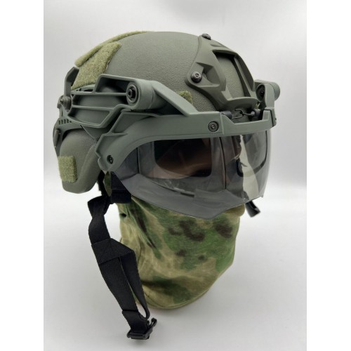 Откидные тактические нашлемные очки с креплением для шлема FAST/MICH/Ops-Core и другим моделям современных тактических шлемов в Екатеринбурге