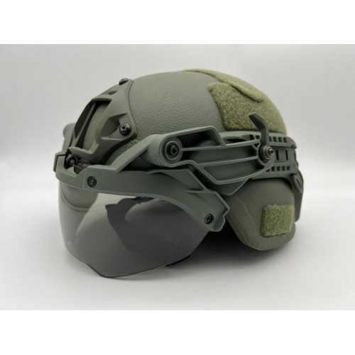 Откидные тактические нашлемные очки с креплением для шлема FAST/MICH/Ops-Core и другим моделям современных тактических шлемов в Екатеринбурге